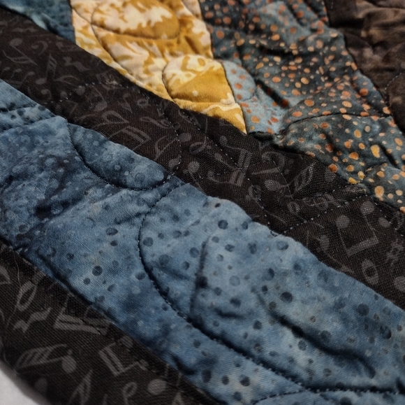 Music City Nashville TN Quilted Blanket custom unique twin /Lap 70×50 - Picture 9 of 13